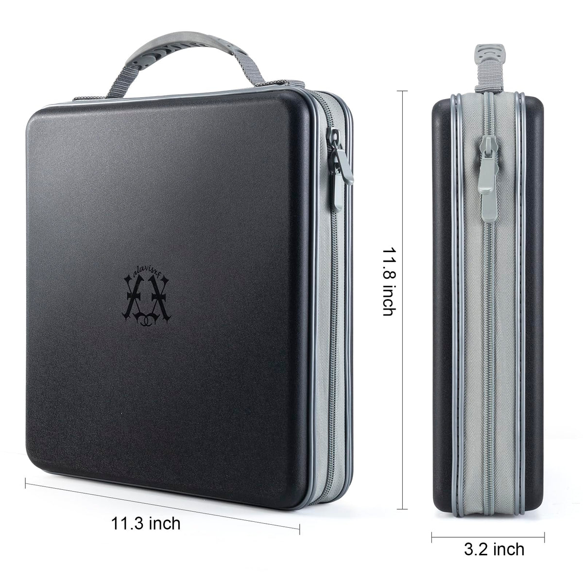 alavisxf xx CD Case side view highlighting portable handle for transport
