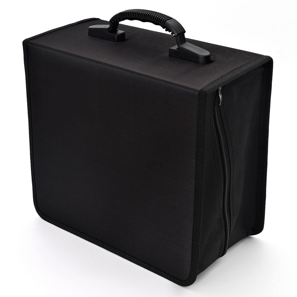 Alavisxf xx CD Case front view highlighting 432-capacity organization for media collections.