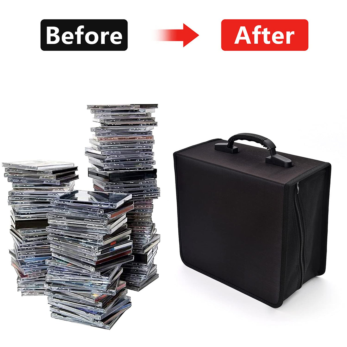 Alavisxf xx CD Case inside view reveals organized sleeves and protective layering.
