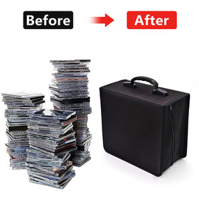 Alavisxf xx CD Case inside view reveals organized sleeves and protective layering.