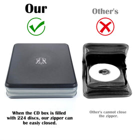alavisxf xx CD Case durable plastic construction protects discs