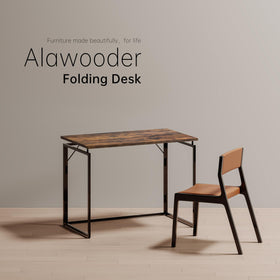 Alawooder desk used as compact dining or study area