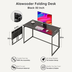 Alawooder desk with splash-proof top for quick cleaning