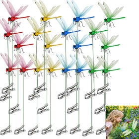 ALBCREHK dragonfly clip hat enhances outdoor wear with whimsy and pest-deterrent appeal.