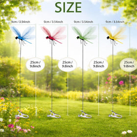 ALBCREHK dragonfly clip vibrant colors provides eye-catching contrast in any space.