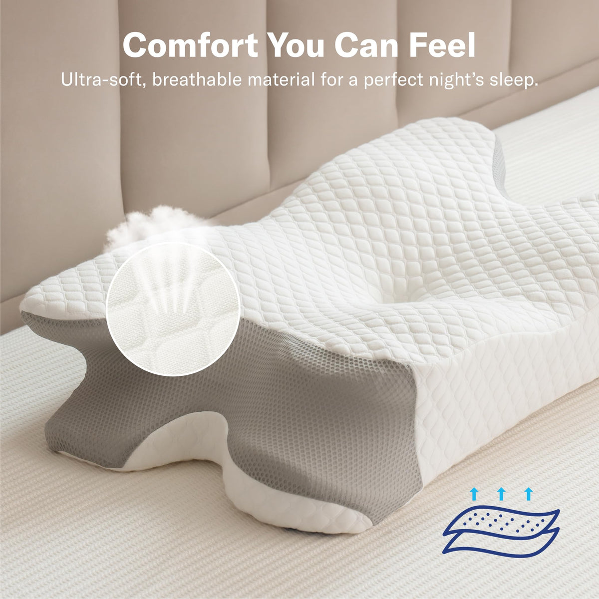 Alcedo Cervical Pillow packaging overview hints at easy unboxing