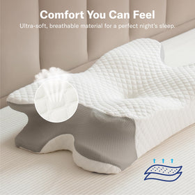Alcedo Cervical Pillow packaging overview hints at easy unboxing
