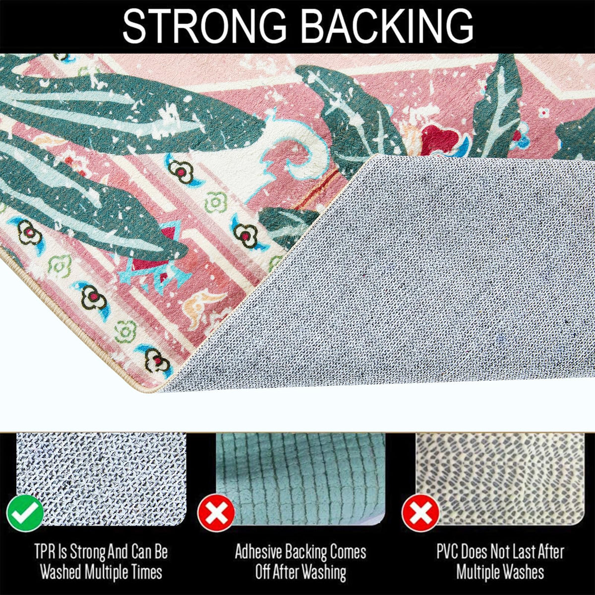 Aldopein distressed boho rug adds vintage charm to entryways and living spaces