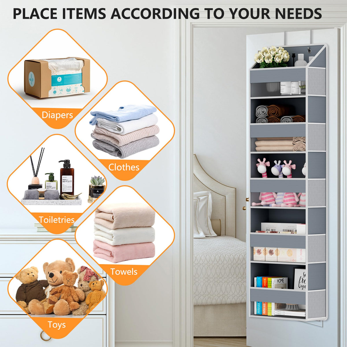 Aldoro dorm space-saving organizer for small apartments.