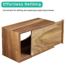 ALELION magnetic bottom closure tissue box cover, secure and stable.