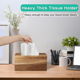 ALELION room-application tissue box cover, fits living room, bedroom, and bathroom.