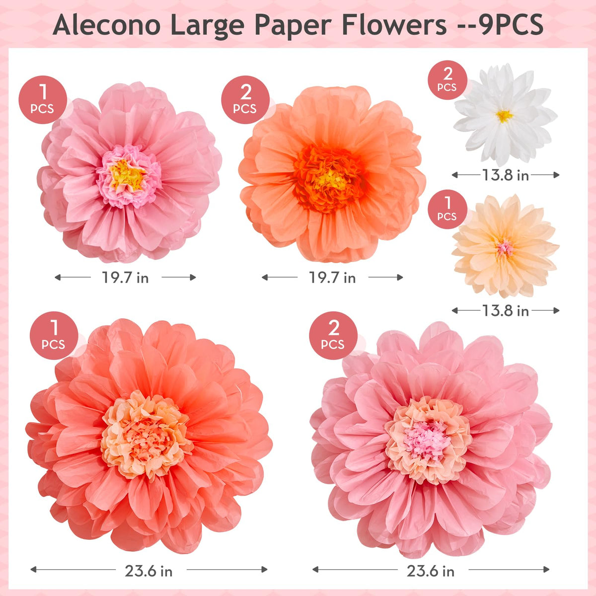 Alecono 20in near view showing petal texture and depth