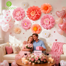 Colorful Alecono giant paper flowers collection for festive themes
