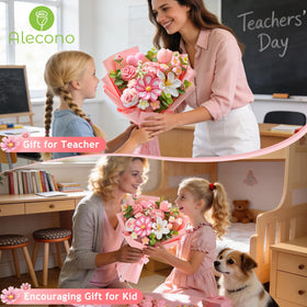 Alecono gift card included with the bouquet for a personal message