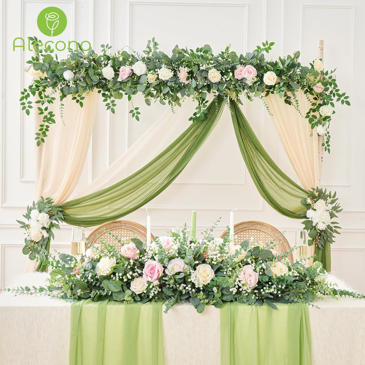 Alecono short eucalyptus stems for compact DIY designs.