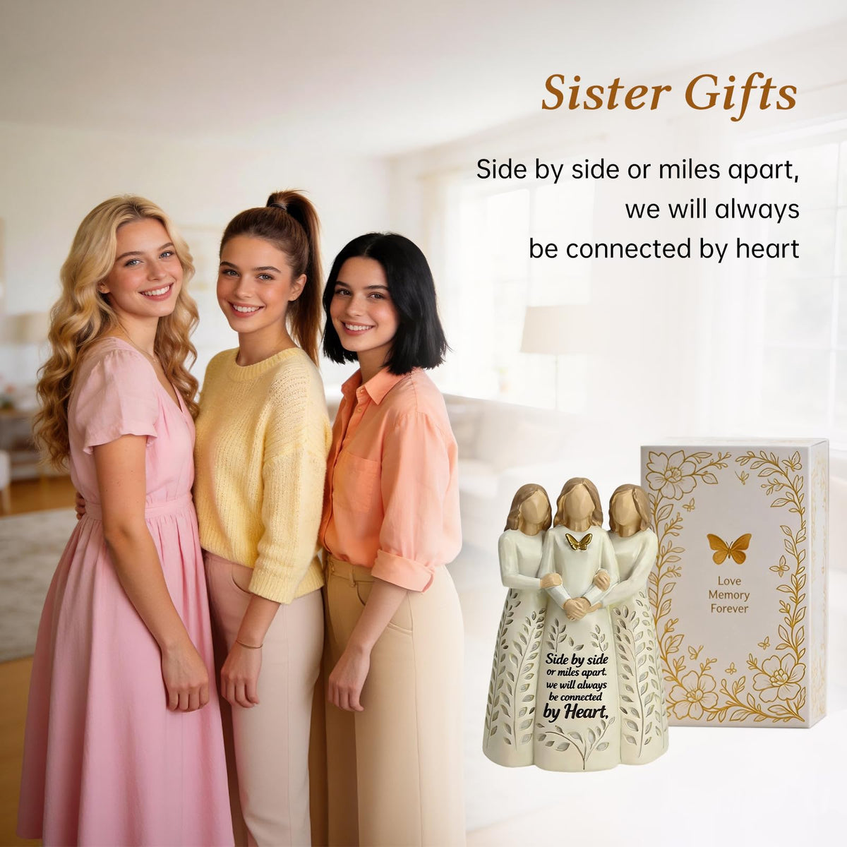 AlevaHive engraved message detail for sentimental sister gift