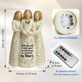 AlevaHive figurine remote-control light close-up for ambiance