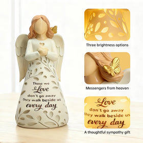 AlevaHive sympathy gift angel figure conveys support and remembrance