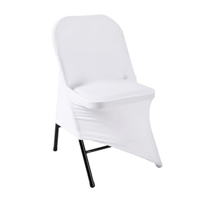 AlGaiety white cover protects chairs from stains and dust during weddings.
