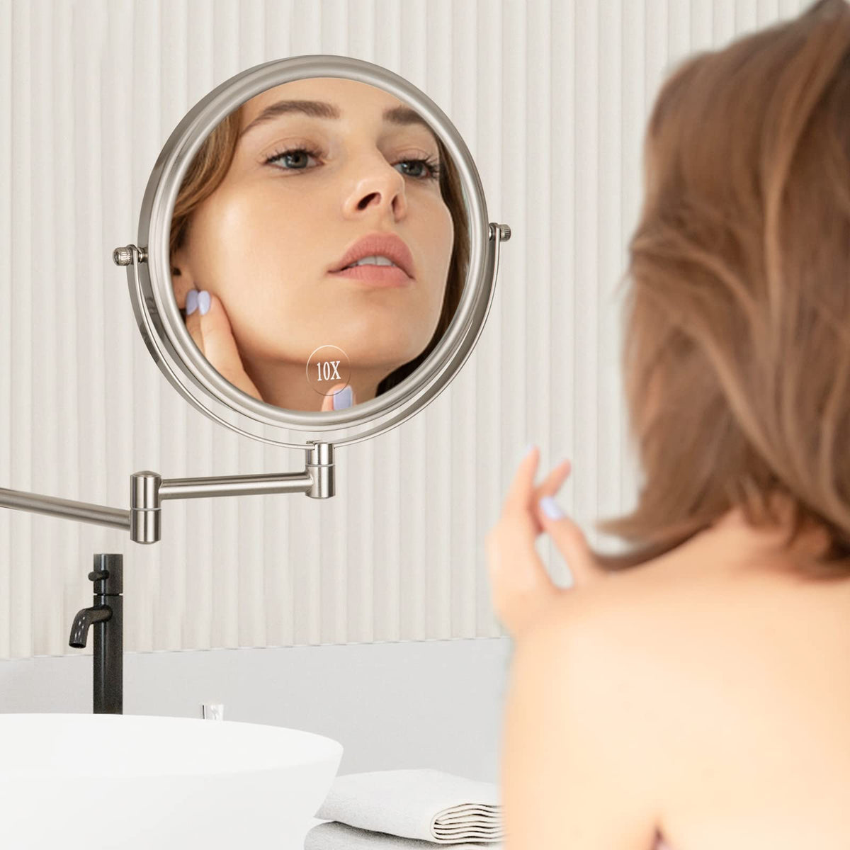 ALHAKIN gift-ready makeup mirror offering practical elegance for gifting.