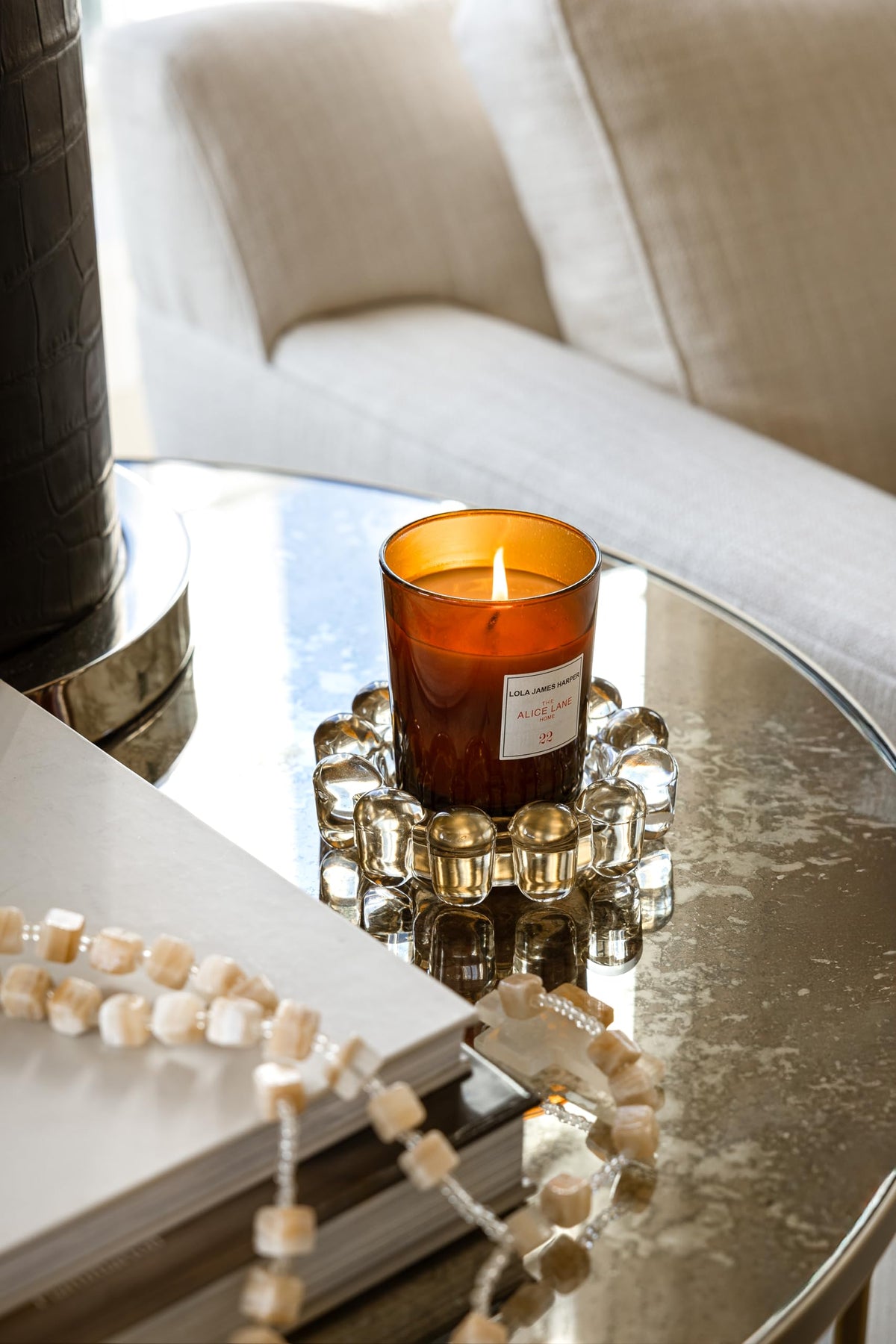 Alice Lane bubble dish on tabletop elevates home styling.