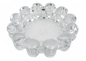 Alice Lane Original Bubble Candle Dish close-up showing the sculptural bubble design for elegant surfaces.