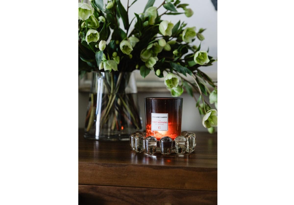 Bubble dish doubles as diffuser tray for serene spaces.
