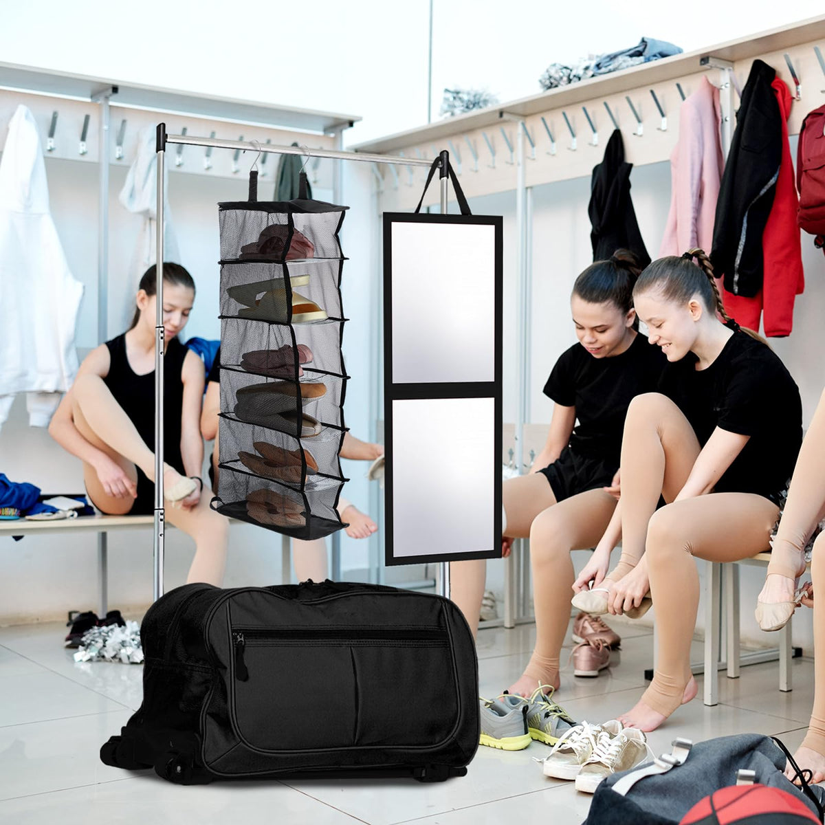 Aliceset mesh sides improve airflow around stored items
