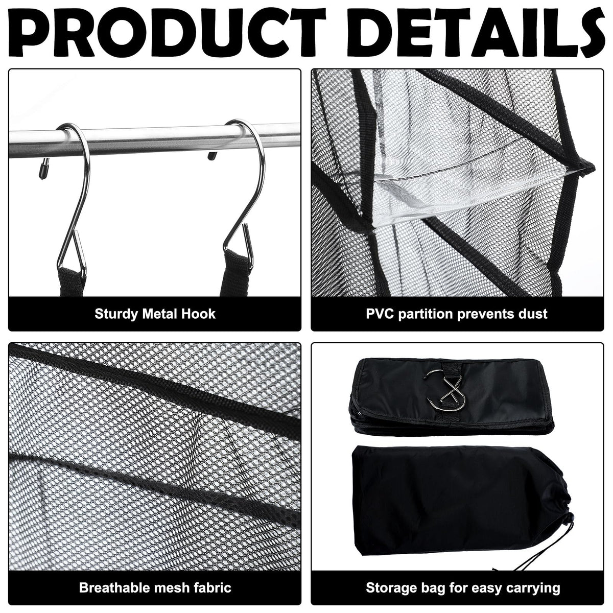 Aliceset transparent shelves highlight contents for quick item retrieval
