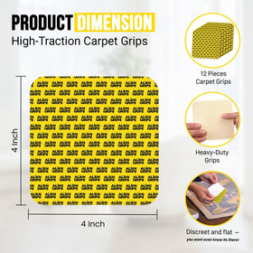 Double-sided, reusable design of Alien Grip Rug Gripper