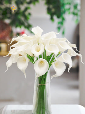 Alifst durable faux calla lilies add timeless elegance to any room.