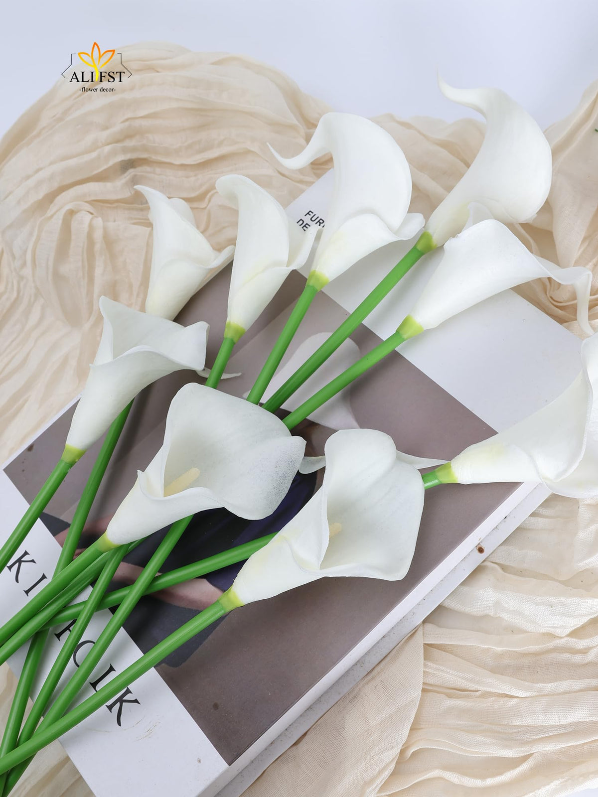 Alifst soft-touch lilies deliver lifelike texture for DIY arrangements.
