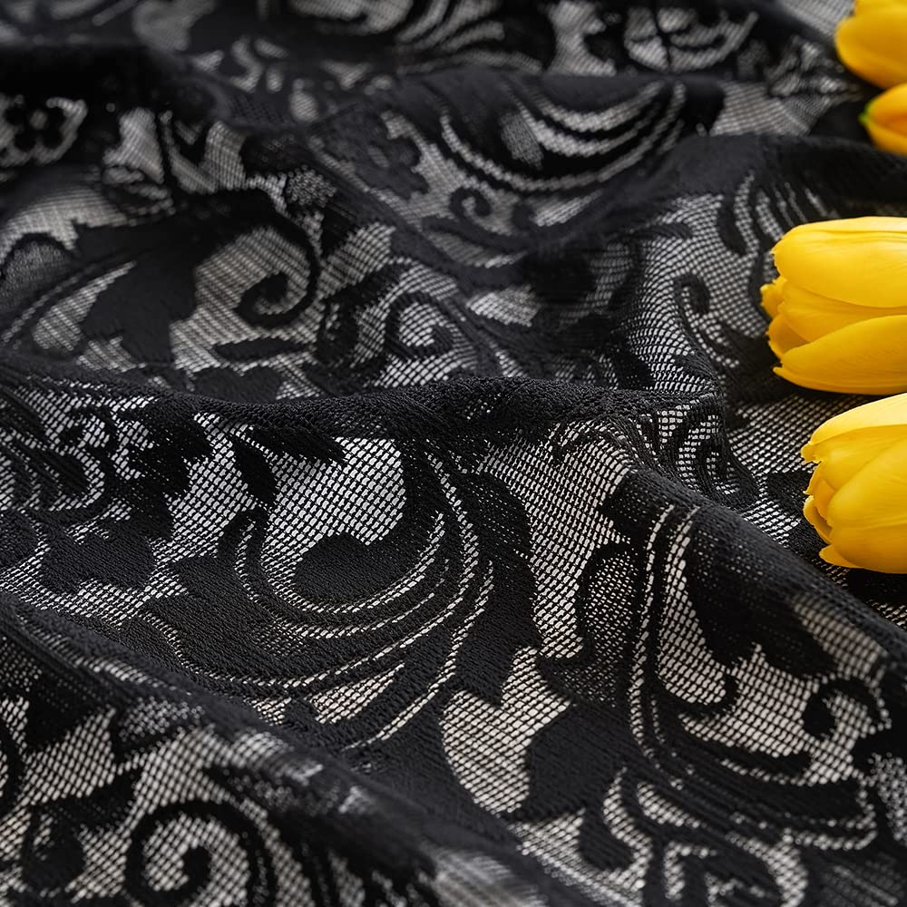ALIGOGO soft lace texture gently filters daylight while preserving privacy.