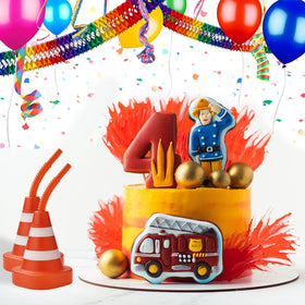 ALINK orange traffic cone cups with straws for easy sipping at busy celebrations