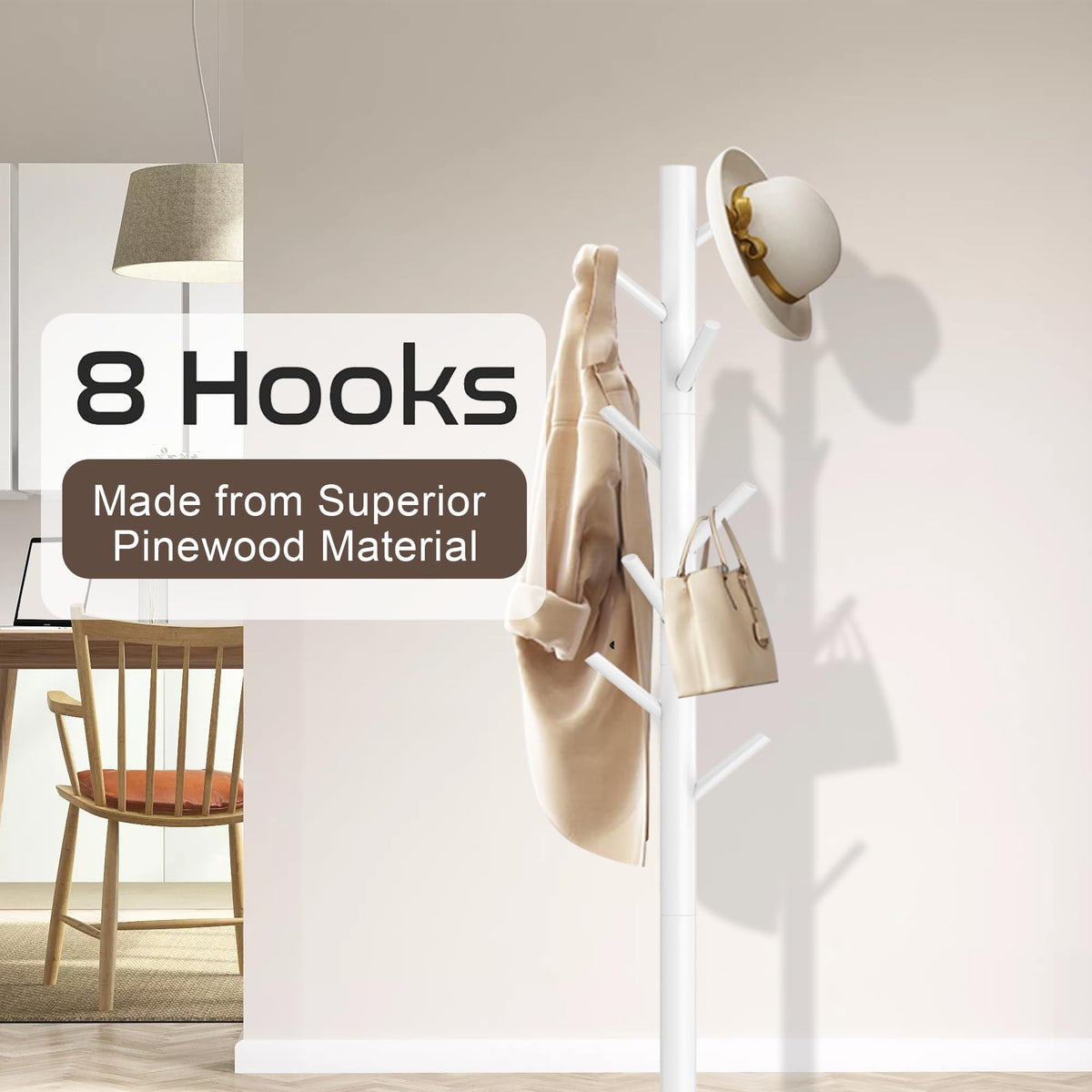 Aliphon rack set to 39.5 inches, ideal for kids' spaces and low items.