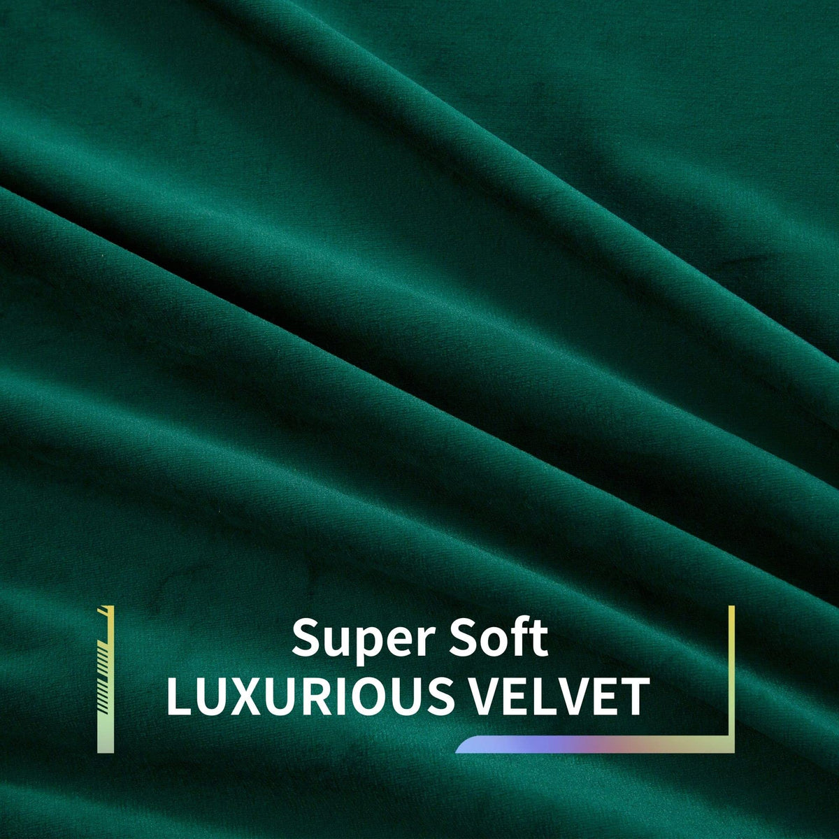 Aljctns emerald green velvet curtains demonstrate energy-conscious insulation in bright rooms.