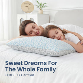 Alkyonos adjustable loft pillow lets you tailor height and support.