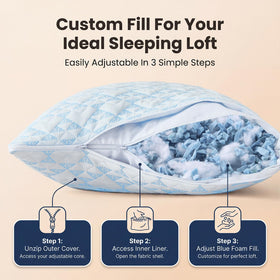 Alkyonos breathable OEKO-TEX cover ensures skin-friendly sleep.