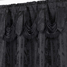 All American Collection drape set with attached sheer for daytime privacy and airy feel