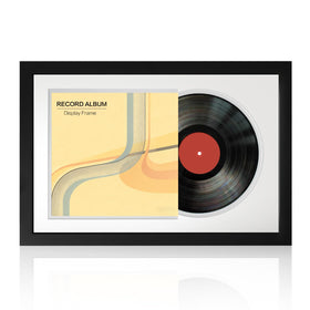 Allenkwok 7-inch vinyl display frame front view showing sleeve protection.