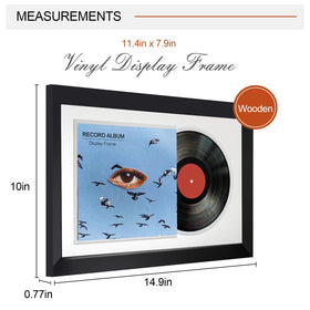 Allenkwok display frame highlights warm solid wood and clear acrylic panel.