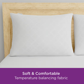 Aller-Ease breathable fabric close-up with temperature-balancing weave.