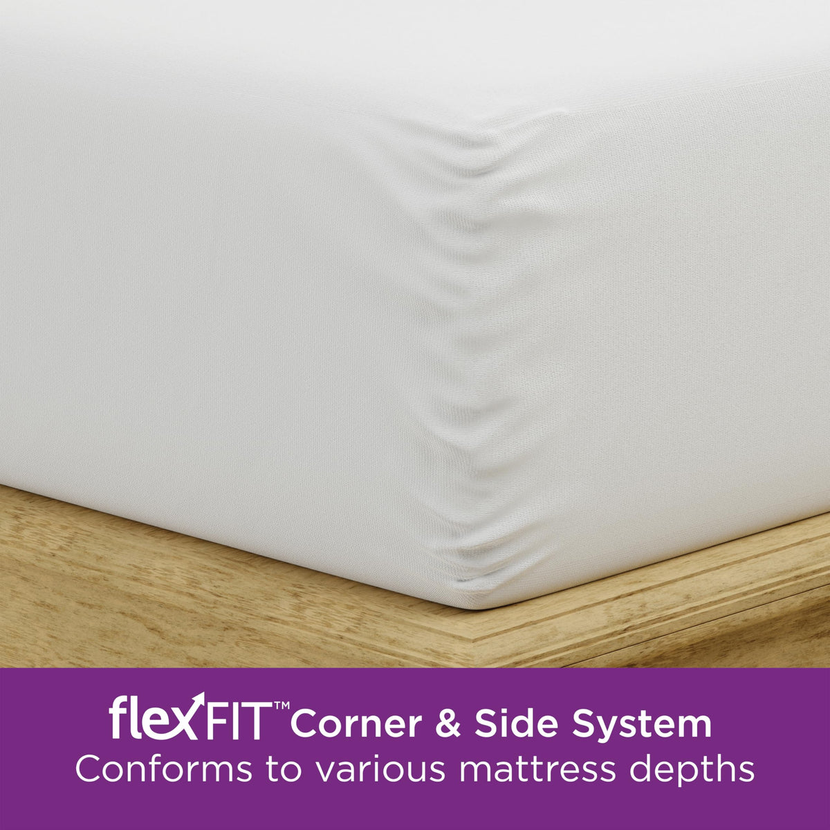AllerEase Ultimate bedroom setup with protected mattress and tidy sheets.