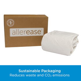 Aller-Ease zippered knit cover with stretch corners for secure fit