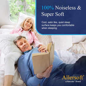 Allersoft full six-sided coverage for RV mattresses creates a complete barrier.