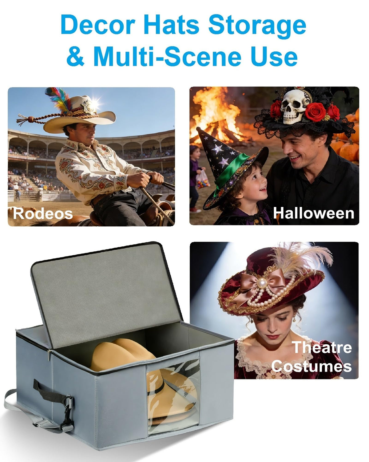 Allgawise transparent window lets you select a hat at a glance.
