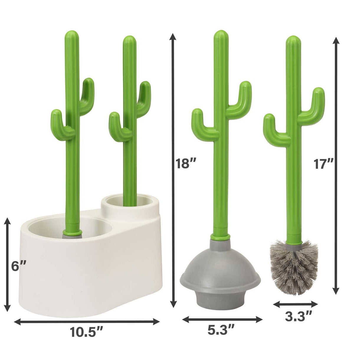 ALLOBUB cactus set in a modern bathroom scene.
