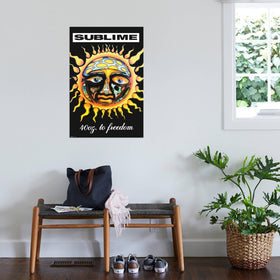 Close-up of AllPosters Sublime 40 Oz to Freedom poster highlighting sharp detail