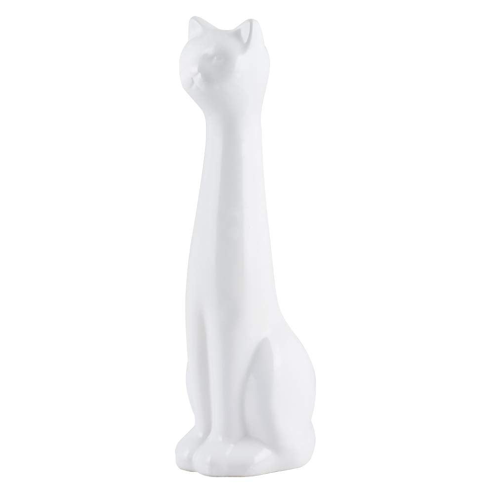 Allure White Cat set on display highlights whimsical bathroom decor.