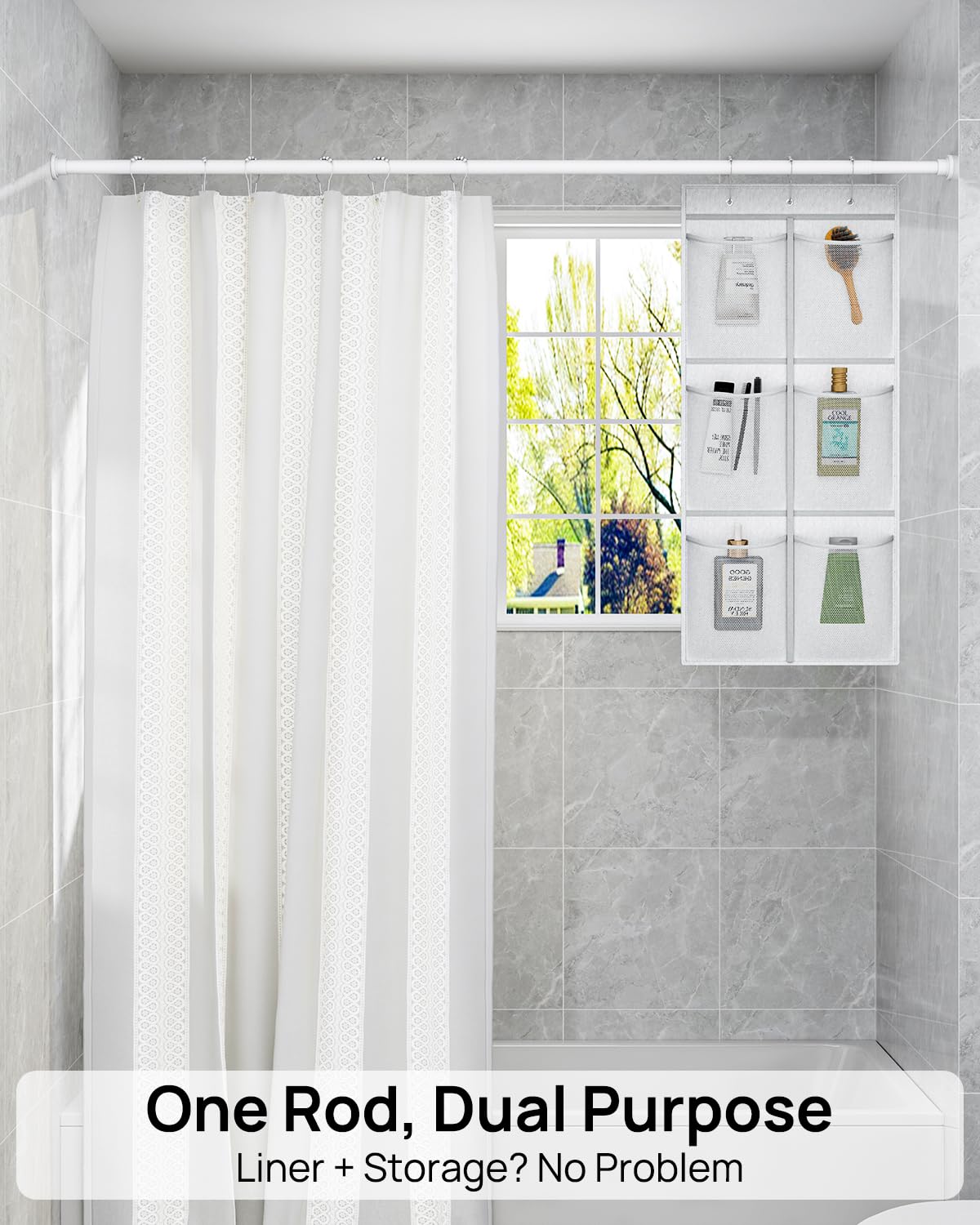 Allzone versatile rod for laundry areas and hanging garments